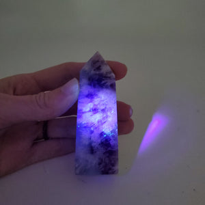 Snowflake fluorite tower