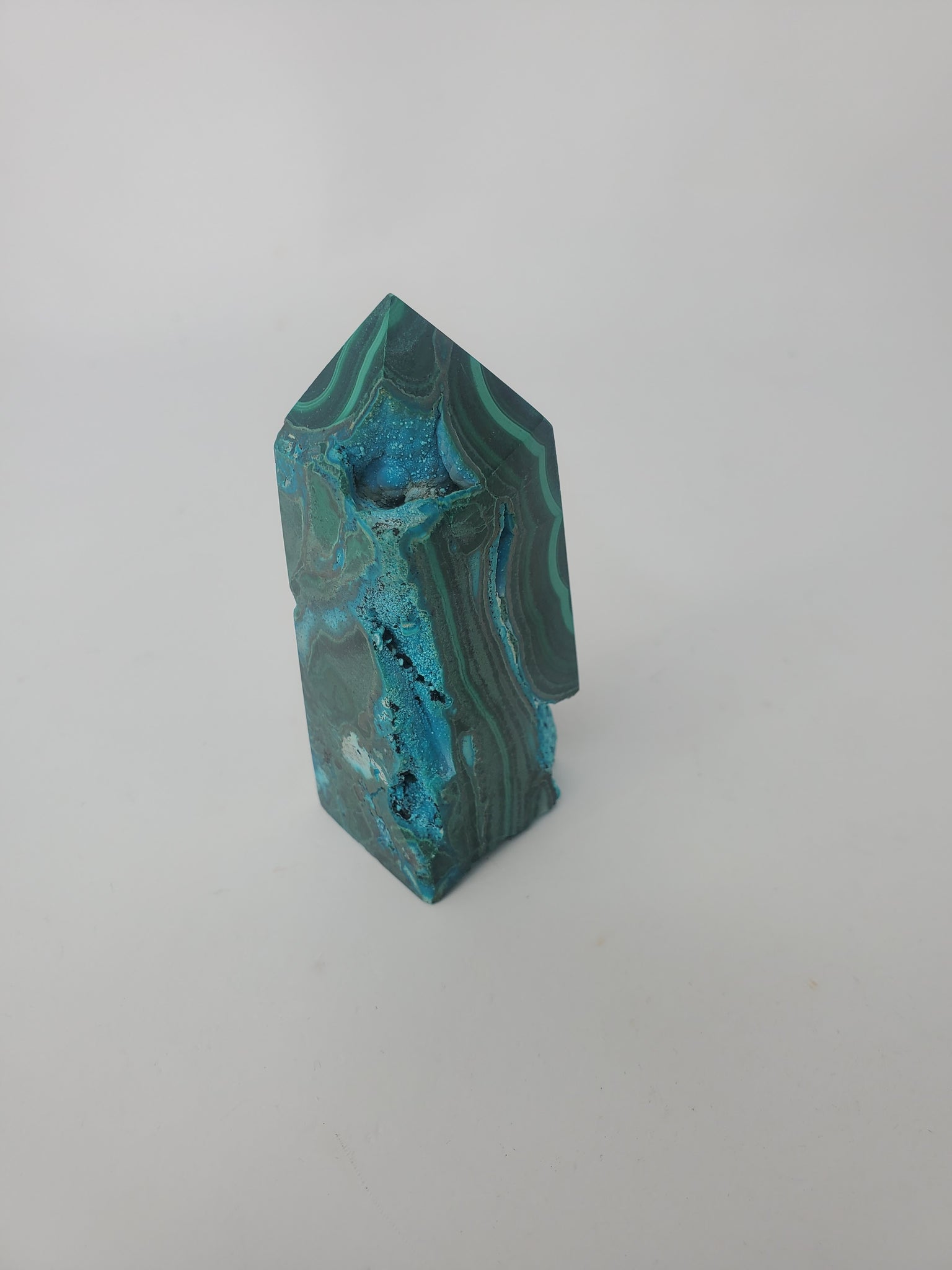 Malachite/ Chrysocolla tower