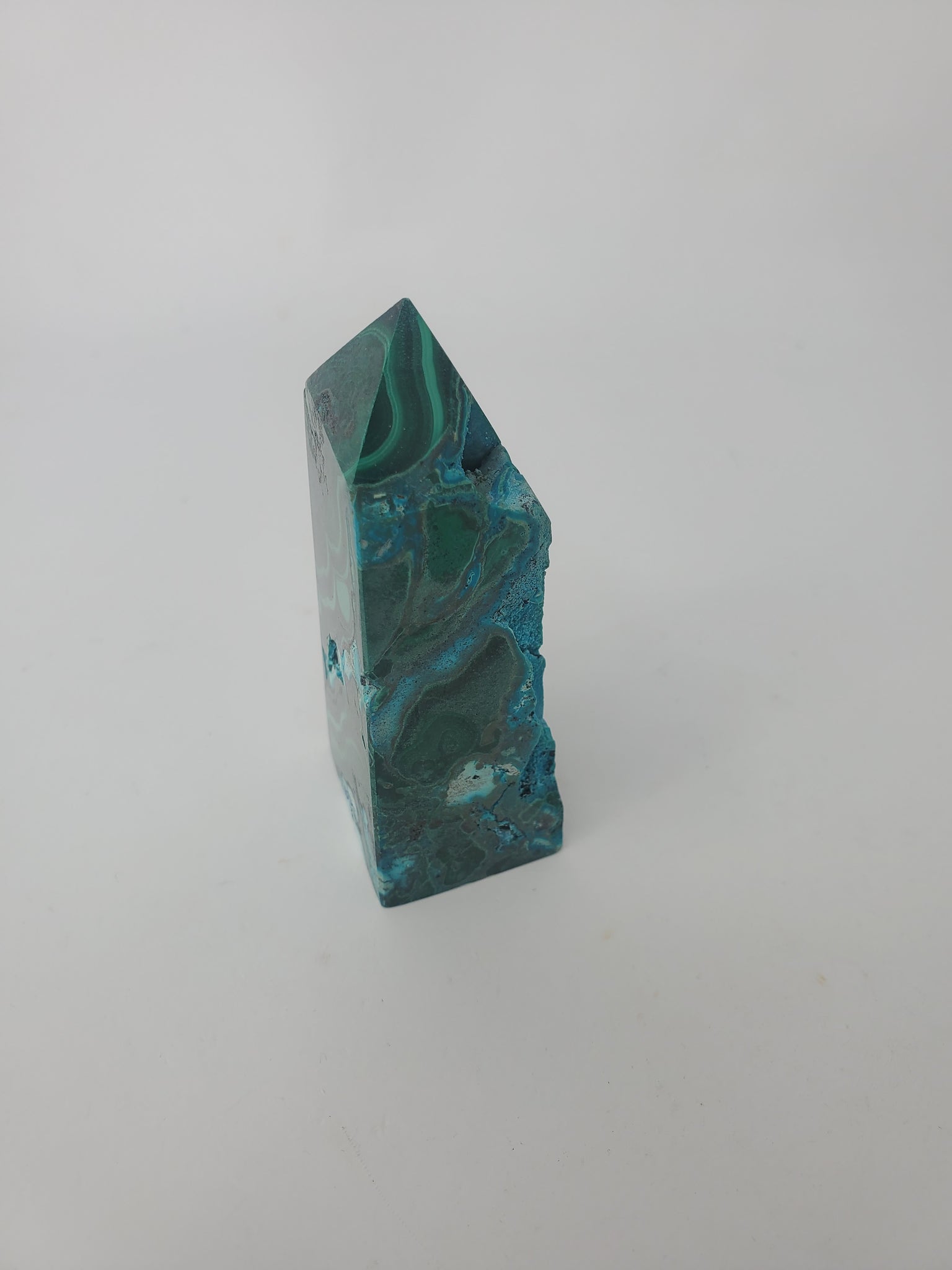 Malachite/ Chrysocolla tower