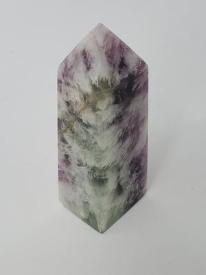 Snowflake fluorite tower