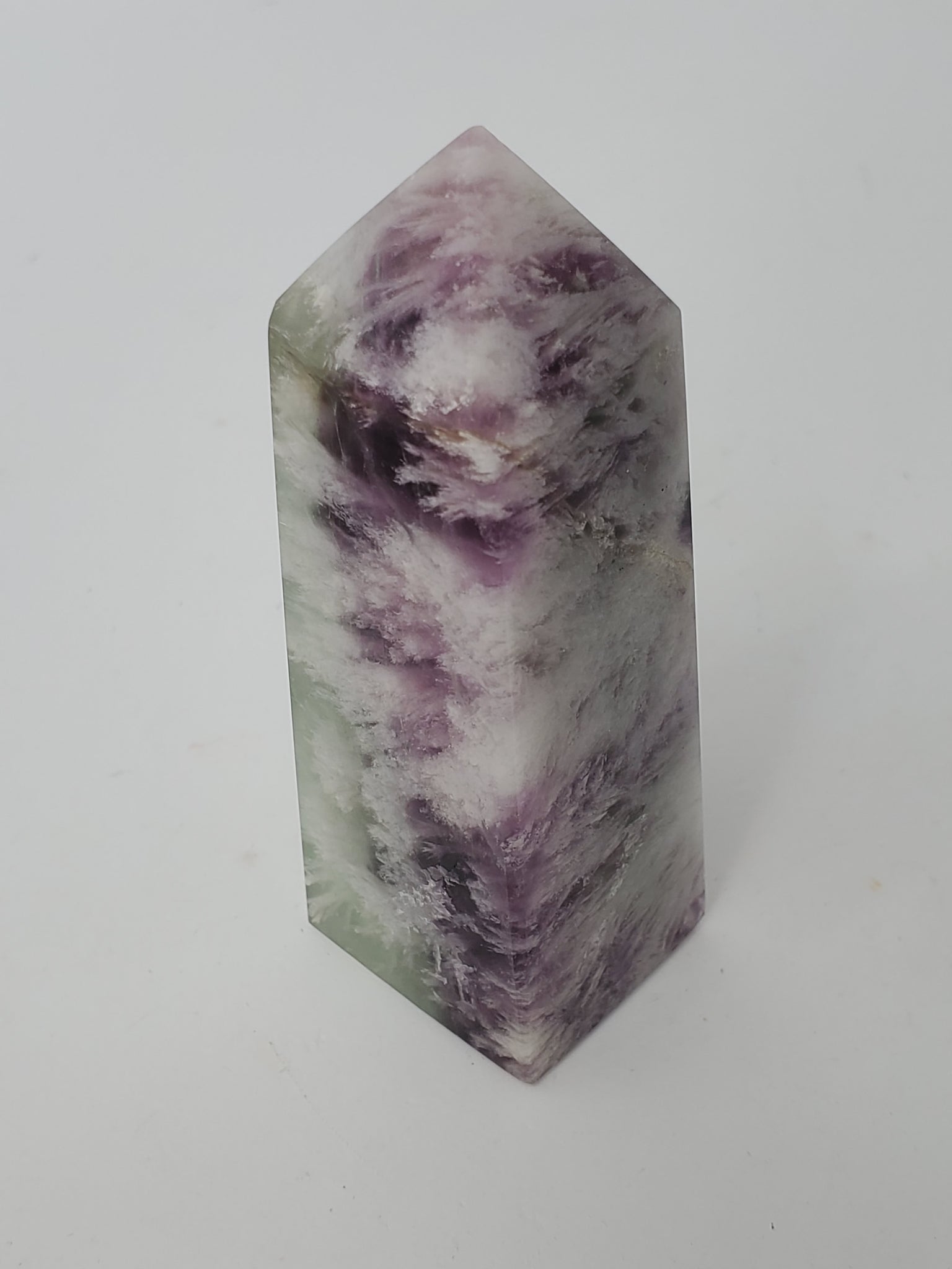 Snowflake fluorite tower