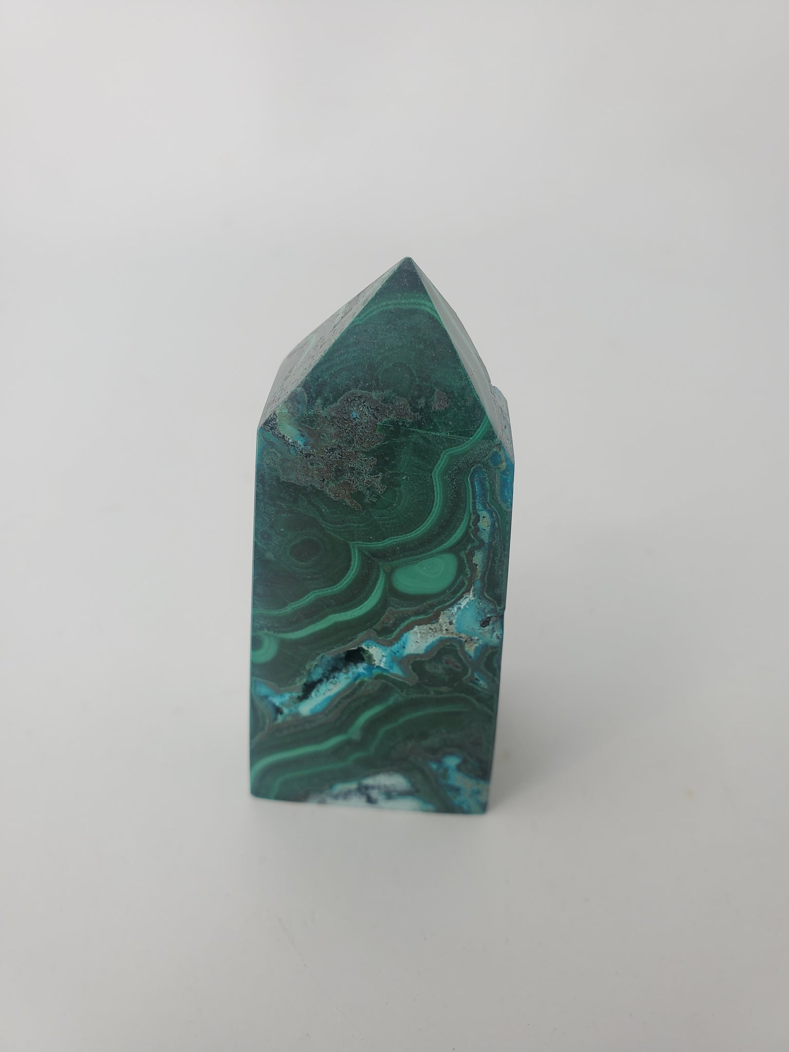 Malachite/ Chrysocolla tower