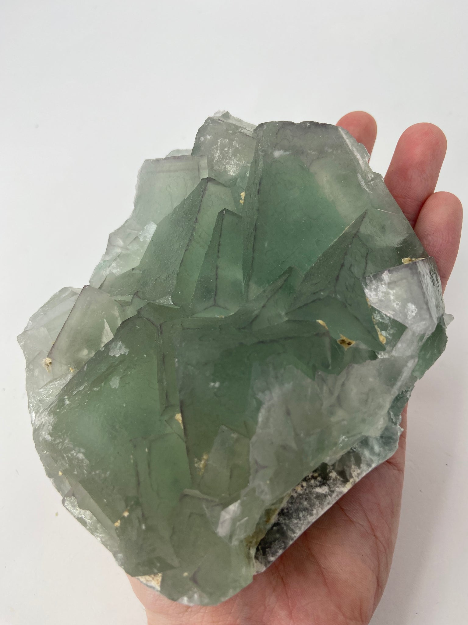 Green Fluorite Cluster