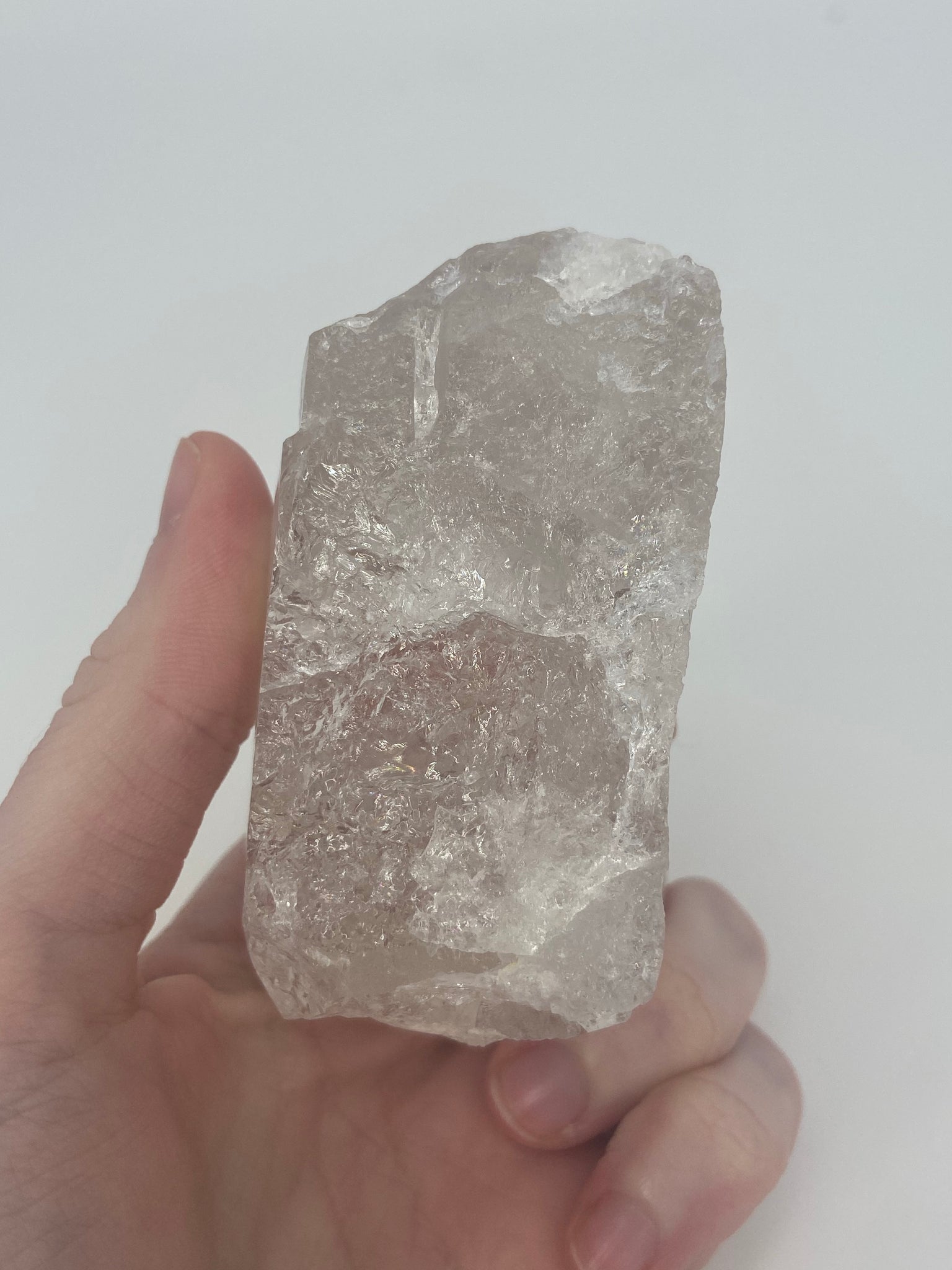 Self Standing Clear Quartz Twins