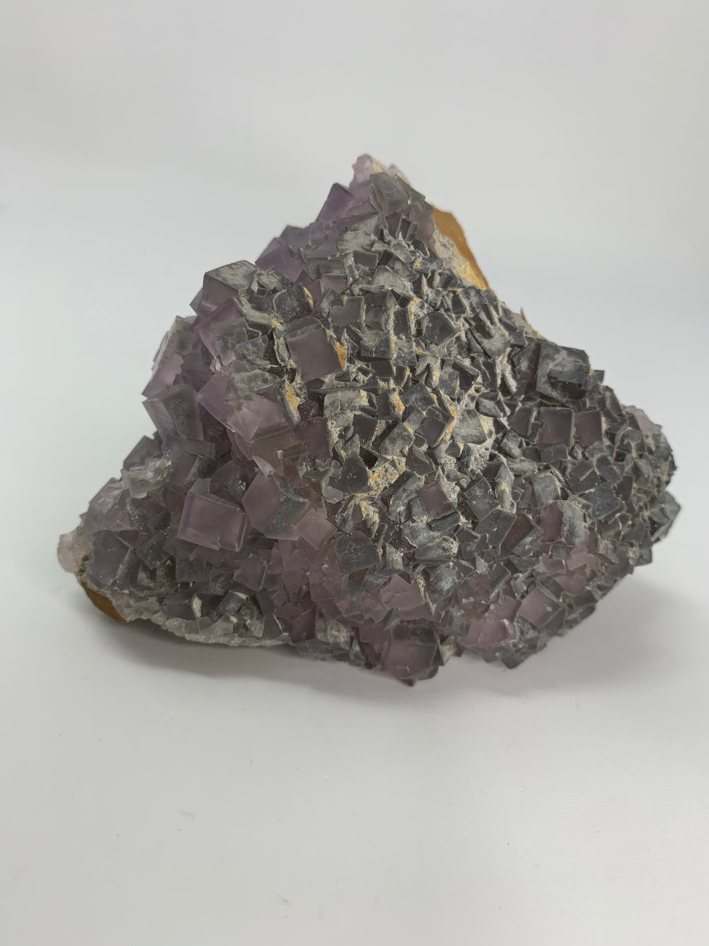 Purple Cubic Fluorite Cluster