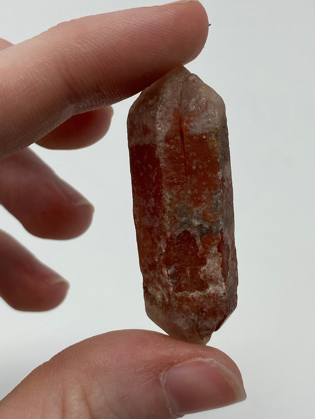 Double Terminated Hematite Quartz