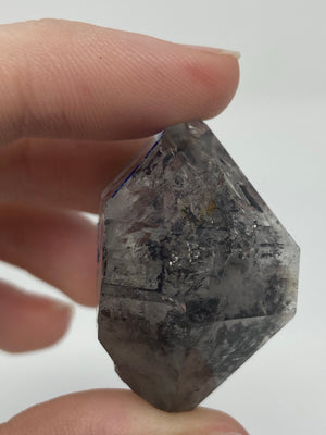 Tibetan Quartz Enhydro with Bubbles and Sediment Inclusions