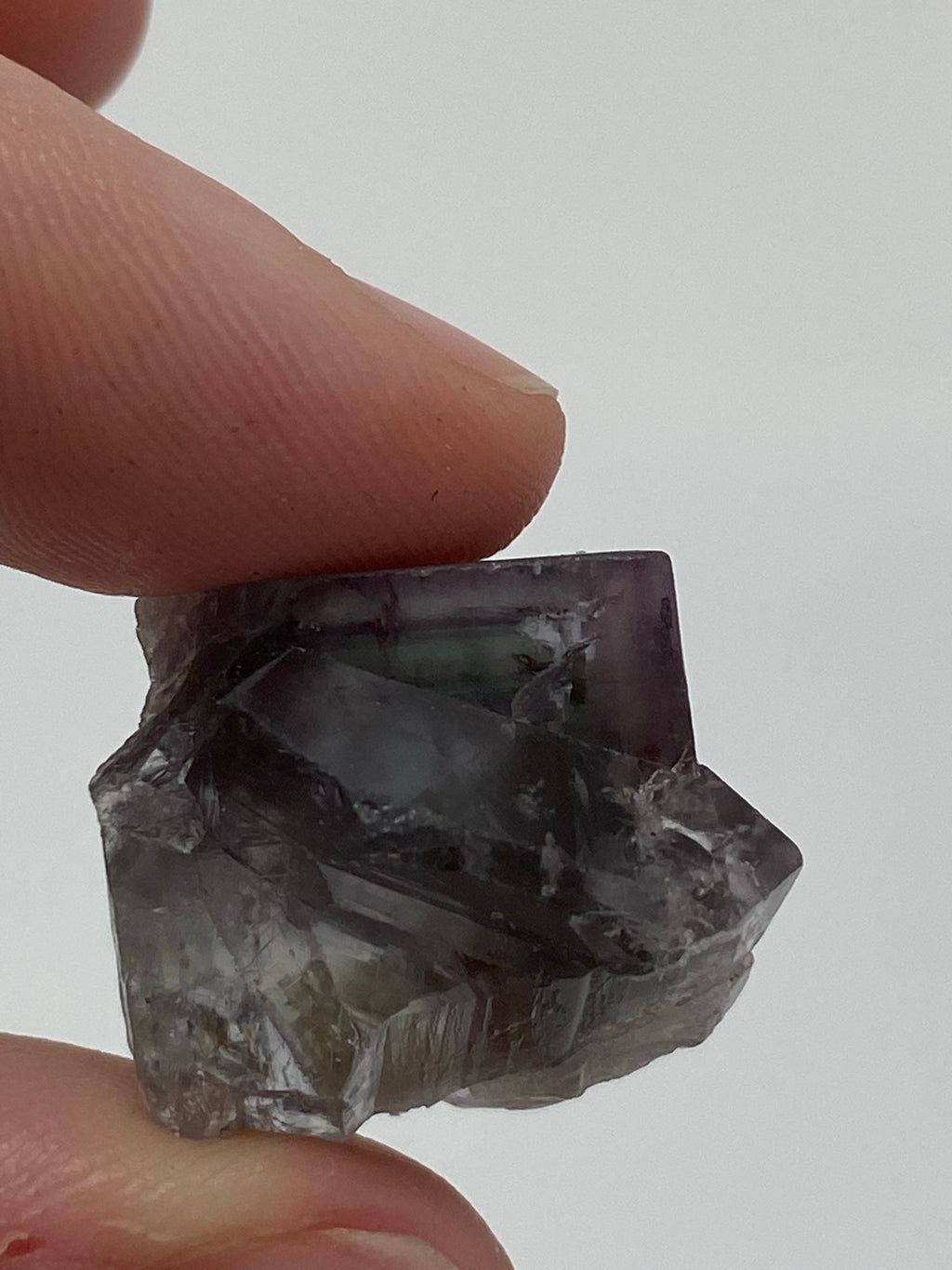 UV Reactive Purple Rogerly Fluorite in Perky Box