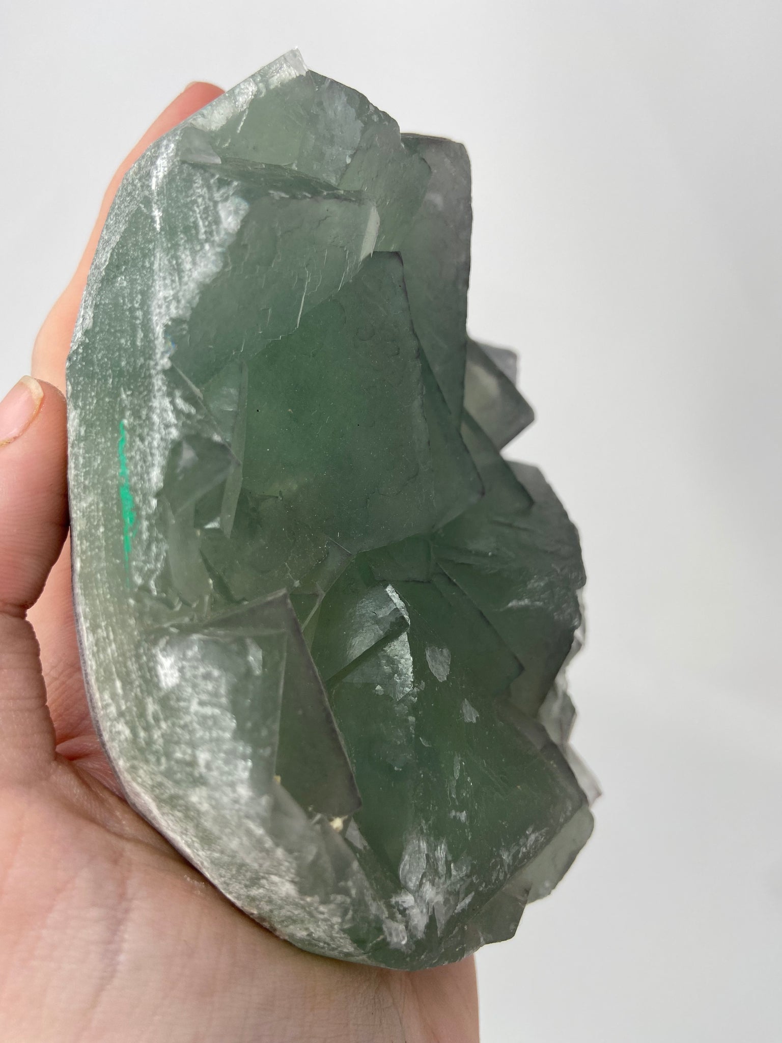 Green Fluorite Cluster