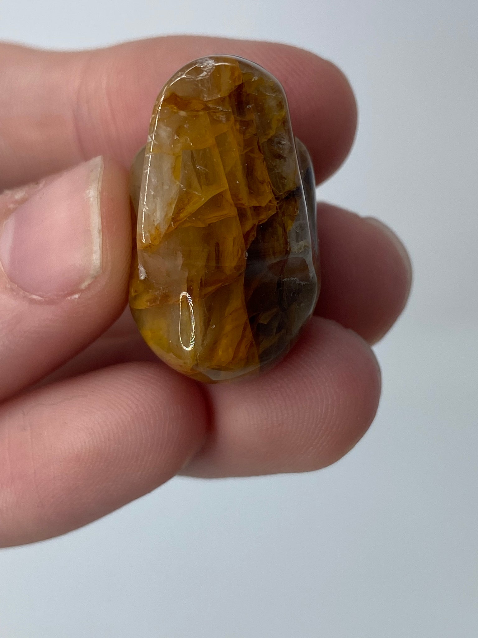 Golden Healer Quartz Skull pendant