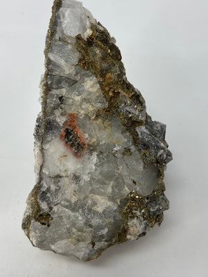 Quartz, Calcite and Pyrite Specimen