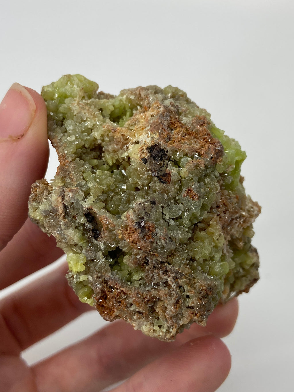 Pyromorphite cluster