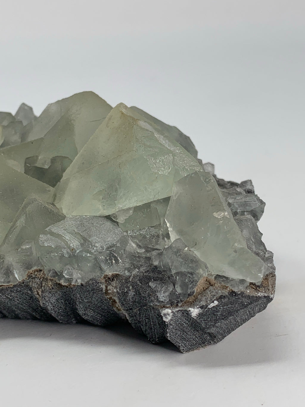 Green Fluorite On Matrix