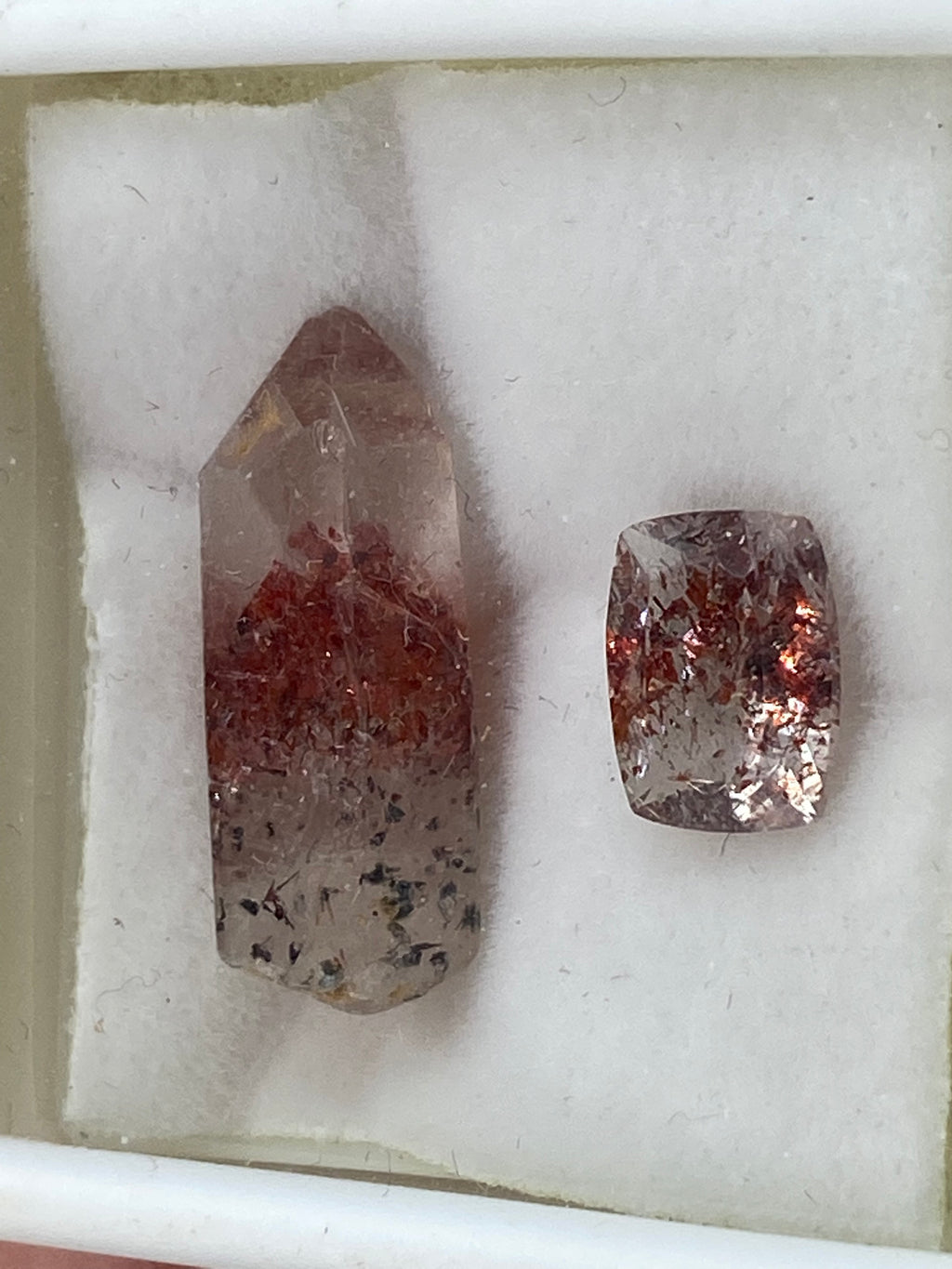 Disco Quartz cut & raw set