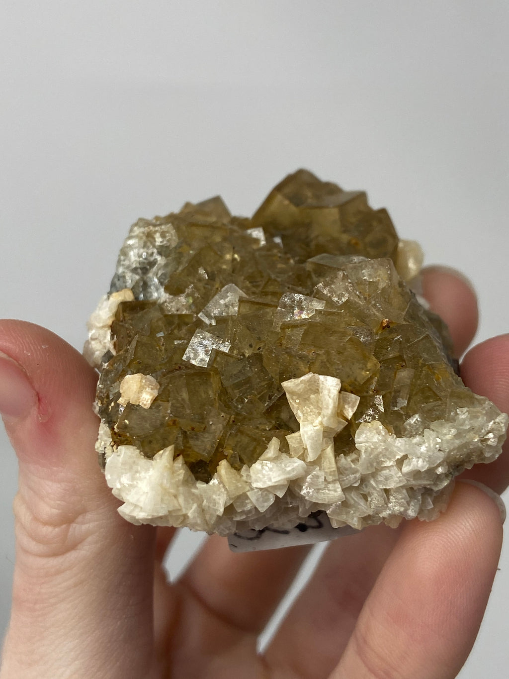 Yellow Spanish Fluorite with Dolomite