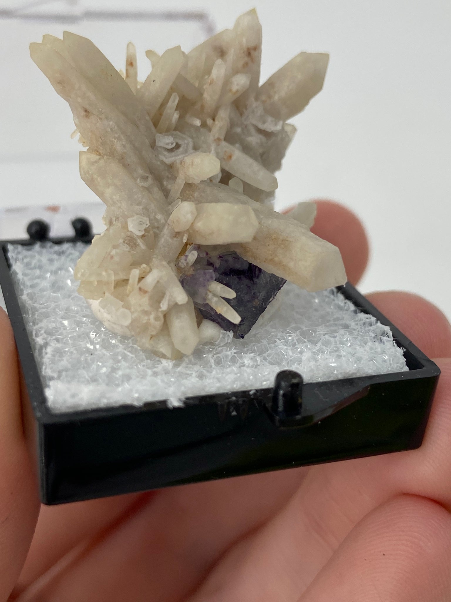 Brandberg Quartz with Fluorite