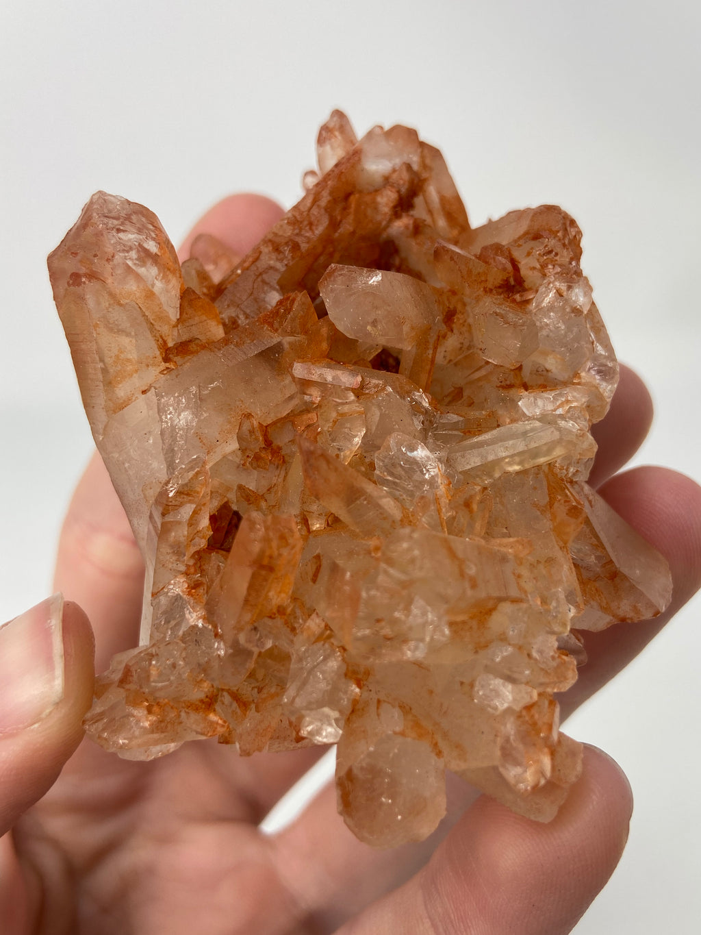 Red Quartz Cluster