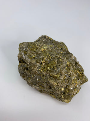 Siderite With Golden Chalcopyrite