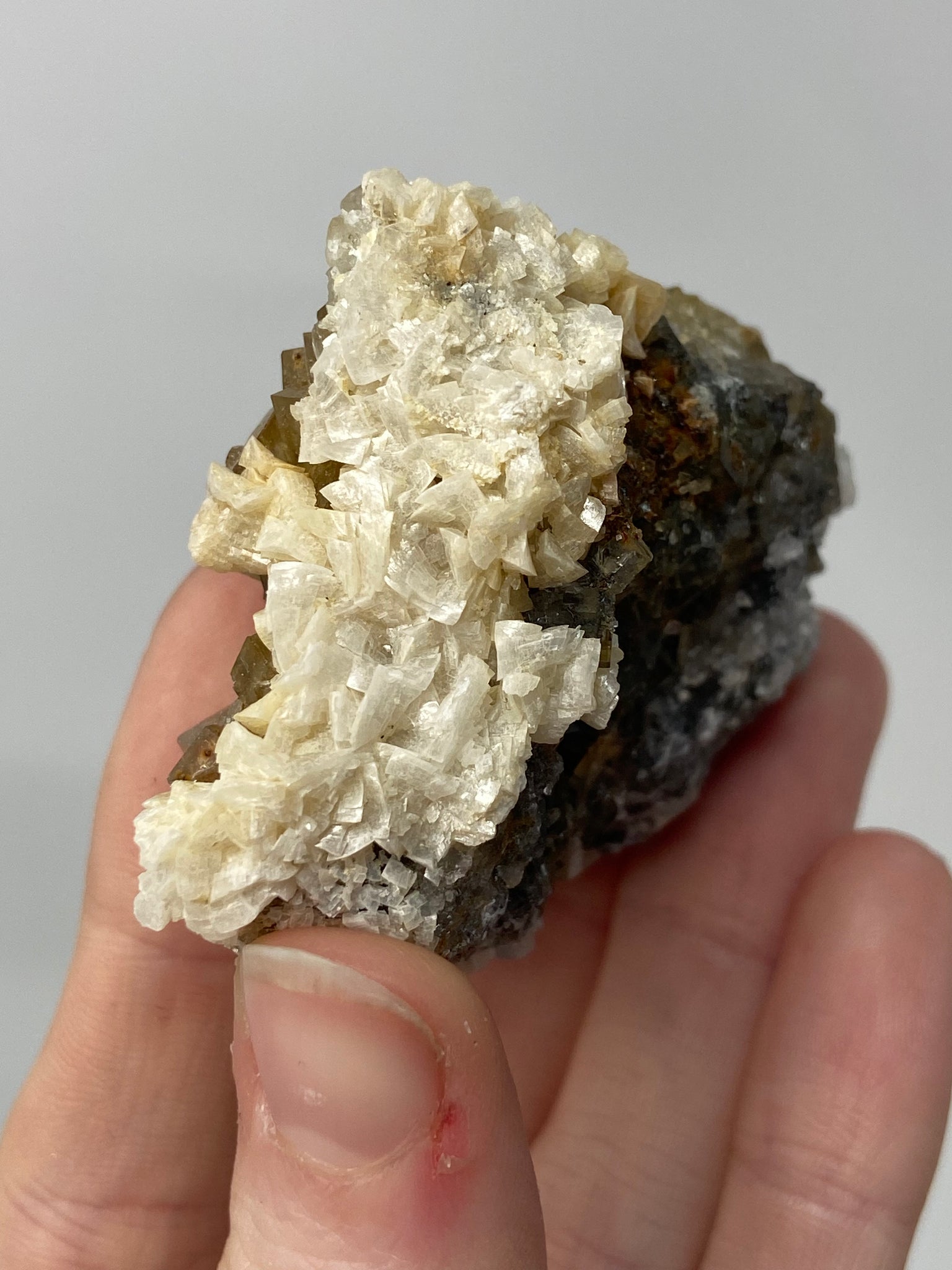 Yellow Spanish Fluorite with Dolomite