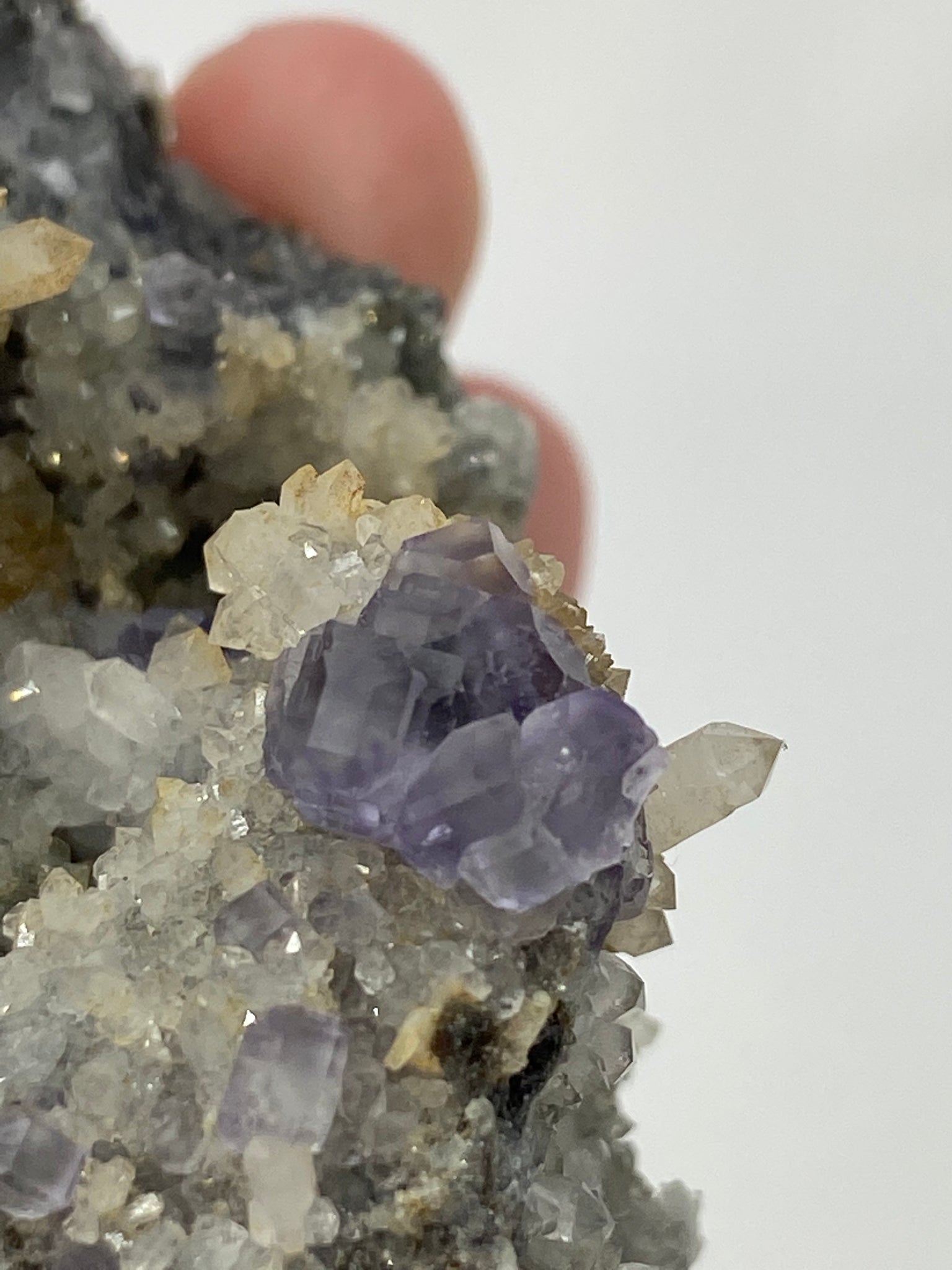 Fujian Fluorite with Quartz