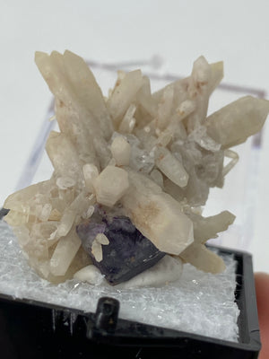 Brandberg Quartz with Fluorite