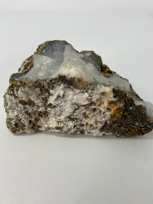 Quartz, Calcite and Pyrite Specimen