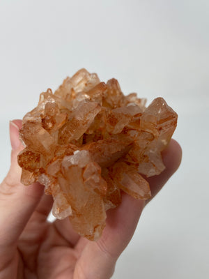 Red Quartz Cluster