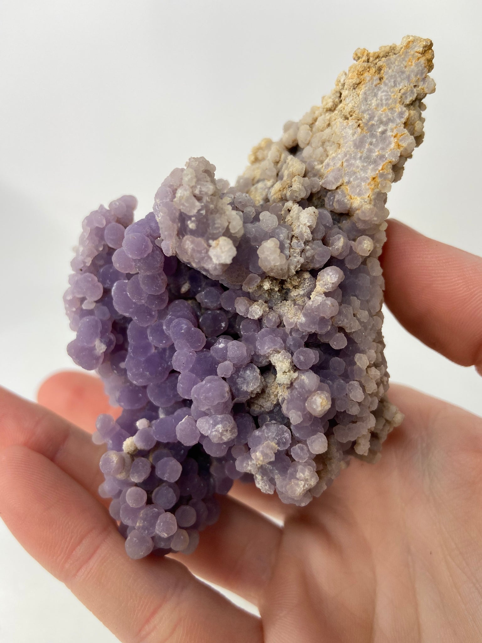 Grape agate cluster