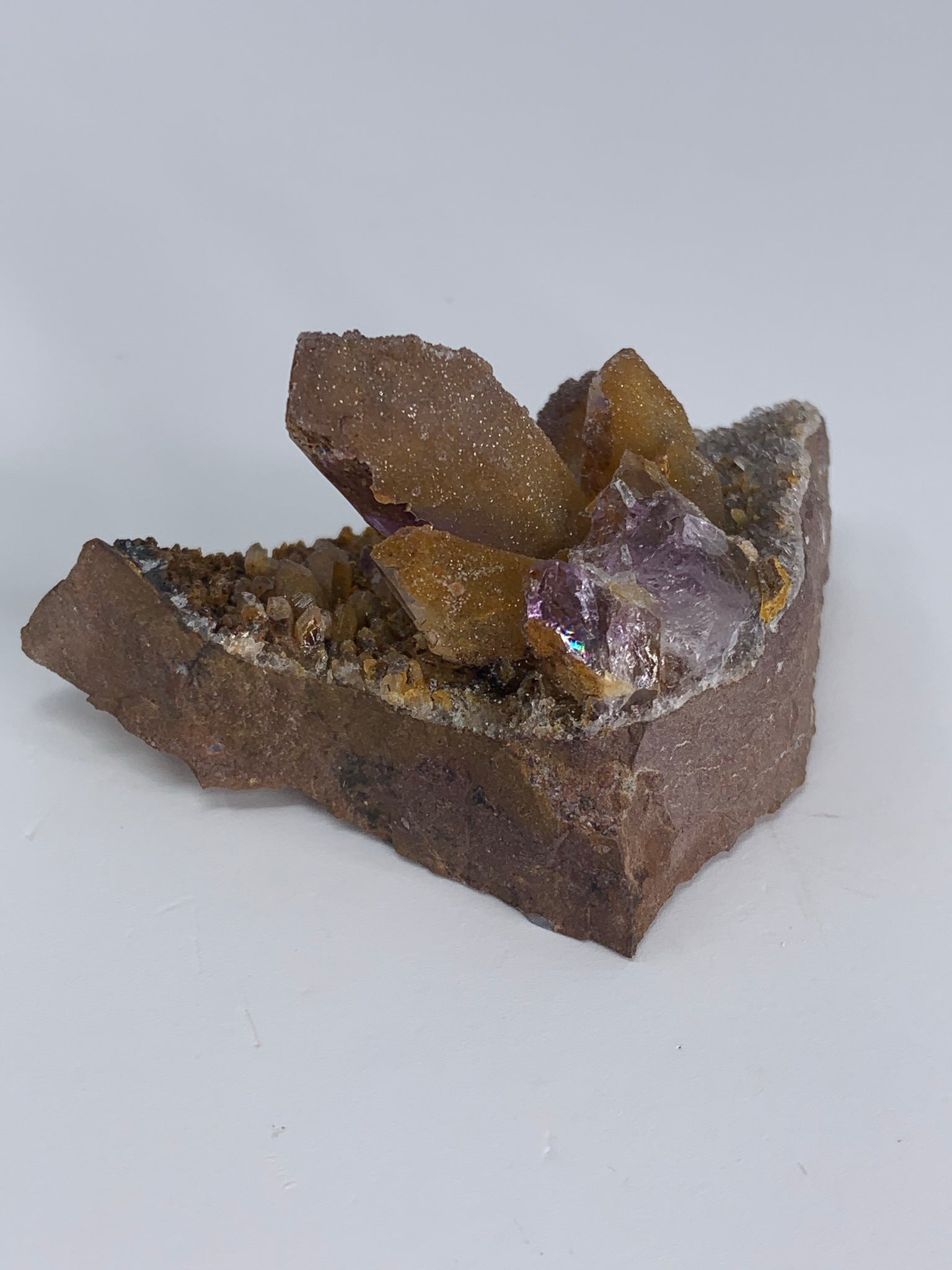 Amethyst Cluster On Matrix