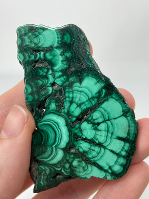 Polished Malachite Slice