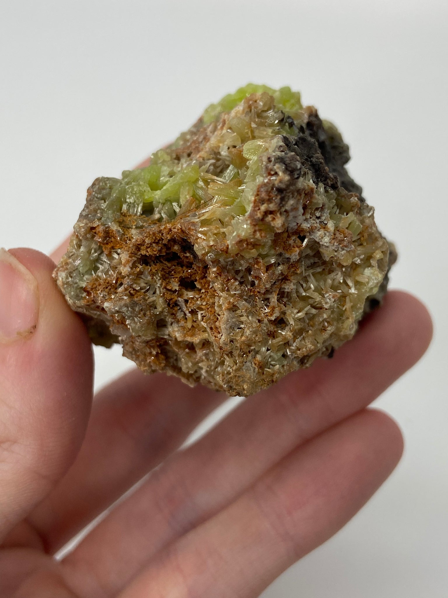 Pyromorphite cluster